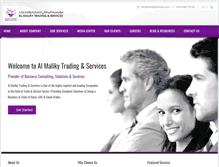 Tablet Screenshot of malikyservices.com